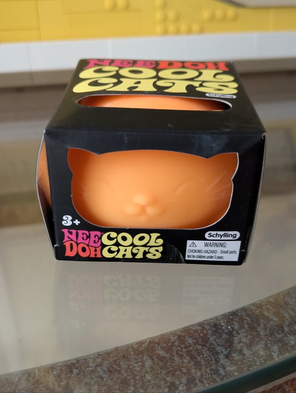 Needoh Cool Cats Orange Squishy